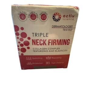 Activ Science Triple Neck Firming Cream Collagen Complex Texturizing1.7 oz-50ml